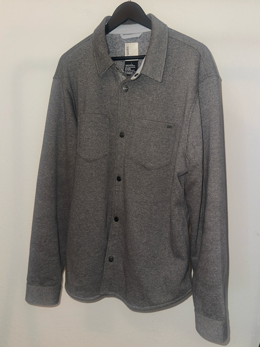 Vuori Del Mar Shirt Jacket - Heather Grey
